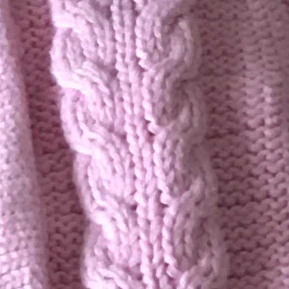 FADED GLORY Pink Cable Sweater Hooded Snow Suit - Picture 4 of 10